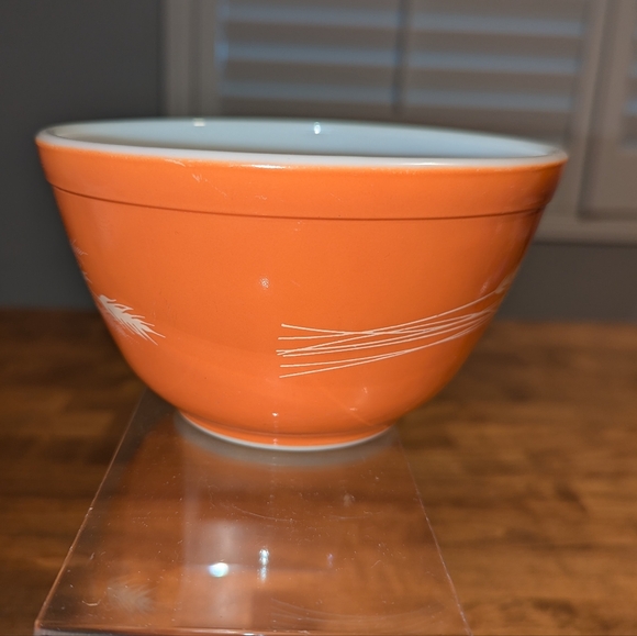 Pyrex Autumn Harvest Wheat Mixing Bowl #401 Vintage 75ML - Picture 4 of 10